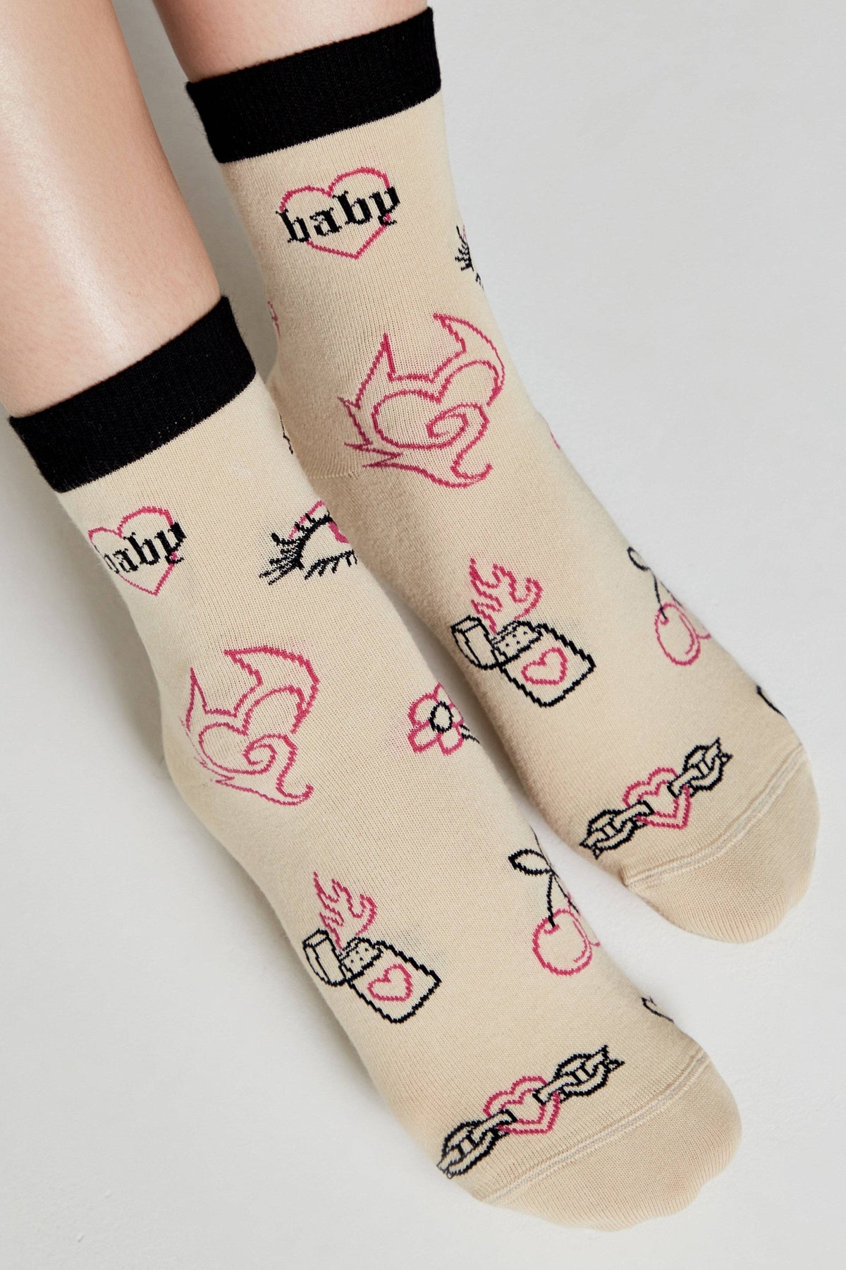 Cotton Socks Conte Happy 605 - Baby Love - A-1 Thread Vault