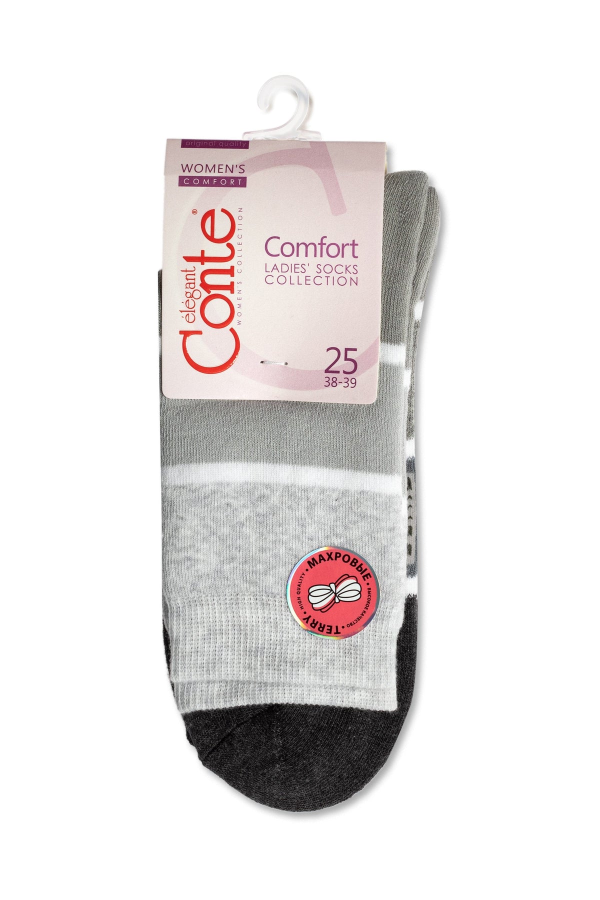 Cotton Terry Socks Conte Comfort 212 - A-1 Thread Vault