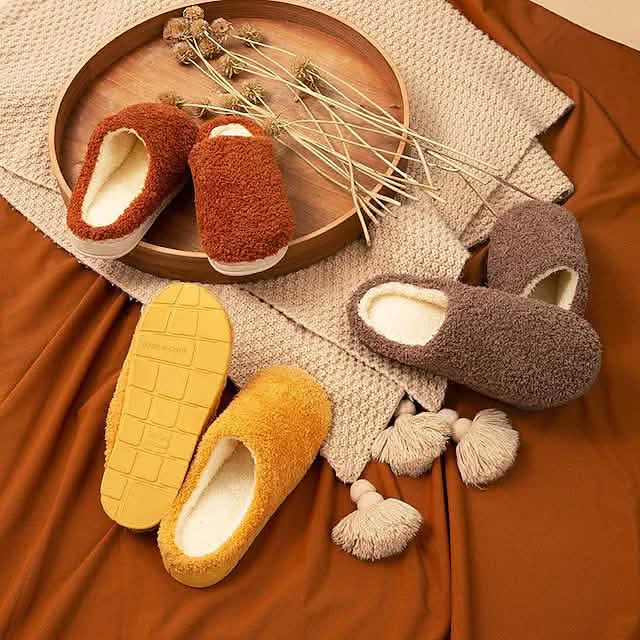 Cozy Anti-Skid Rubber Sole Home Slippers - A-1 Thread Vault