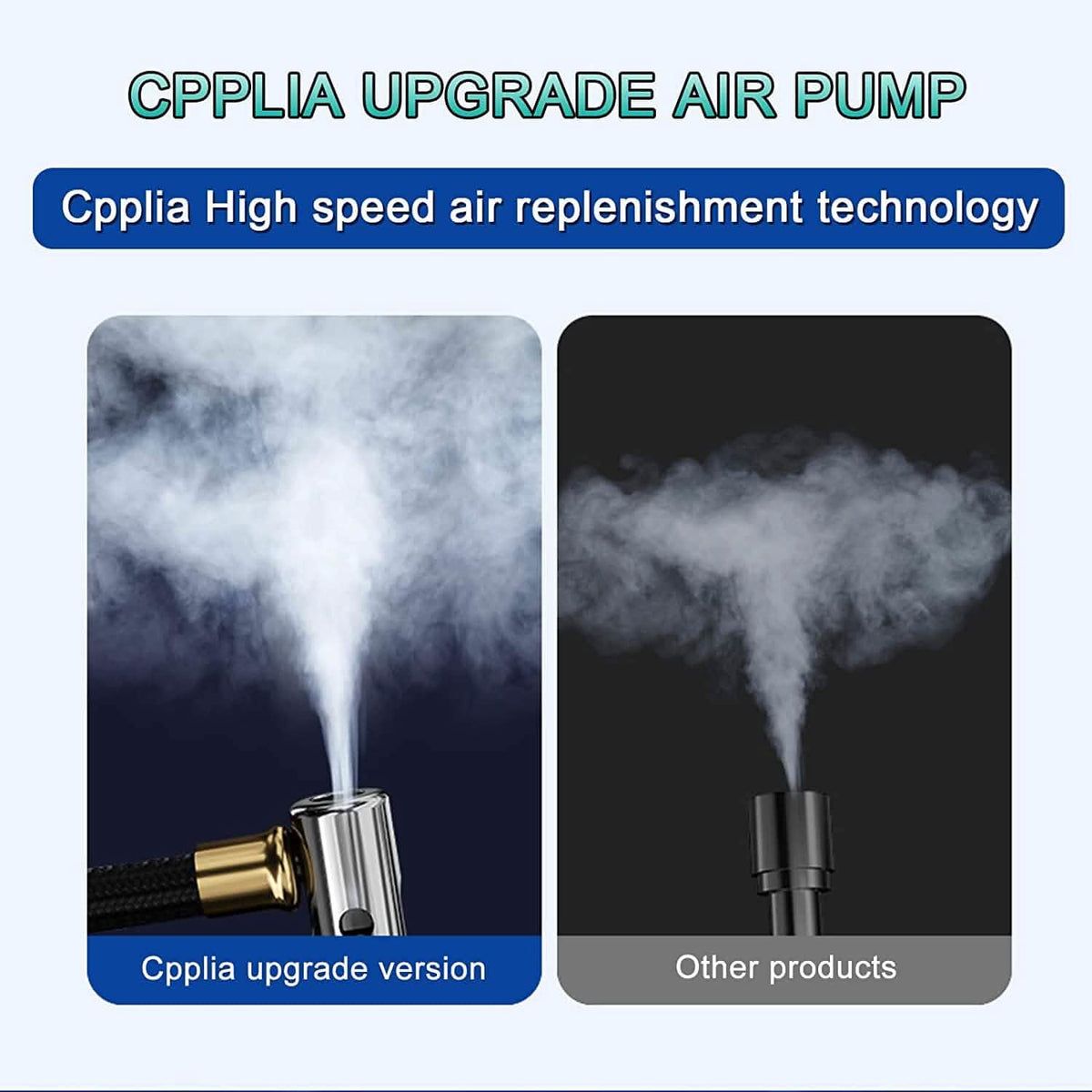 Cpplia Wireless Air Pump Digital Tire Pressure Detection LED Tire Inflator - A-1 Thread Vault