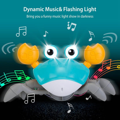 Crawling Crab Baby Toy with Music and LED Light - A-1 Thread Vault