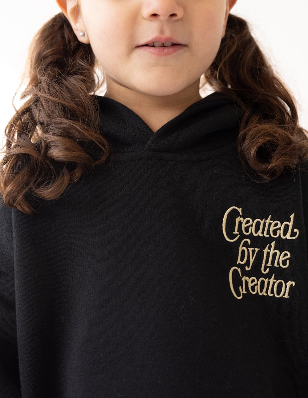 Created by the Creator Kids Hoodie - A-1 Thread Vault