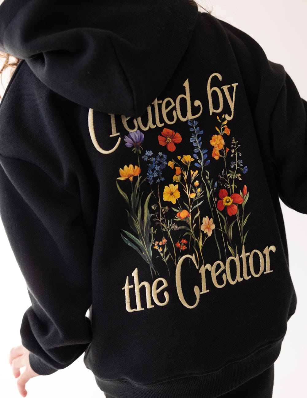 Created by the Creator Kids Hoodie - A-1 Thread Vault
