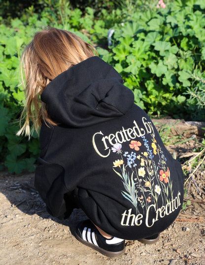 Created by the Creator Kids Hoodie - A-1 Thread Vault