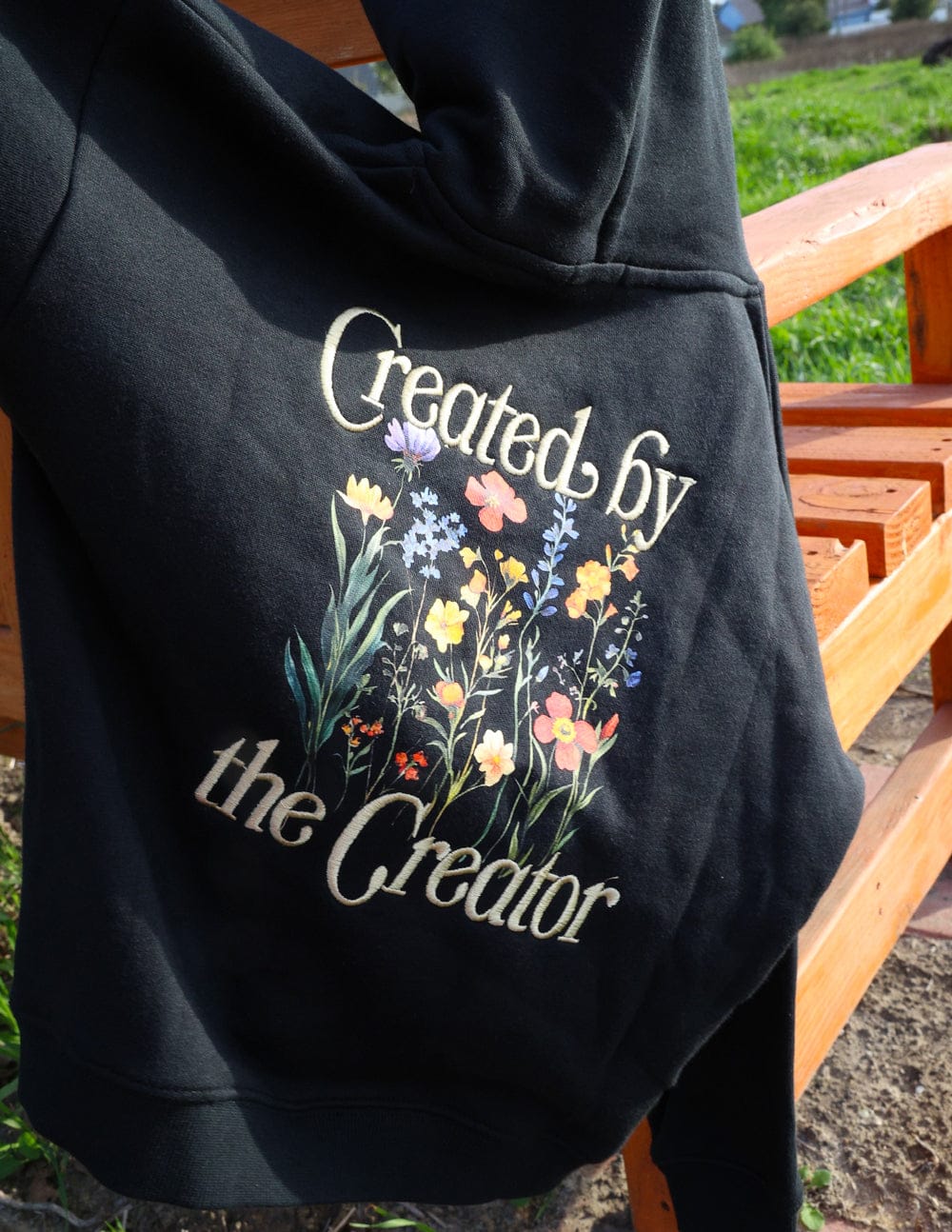 Created by the Creator Kids Hoodie - A-1 Thread Vault