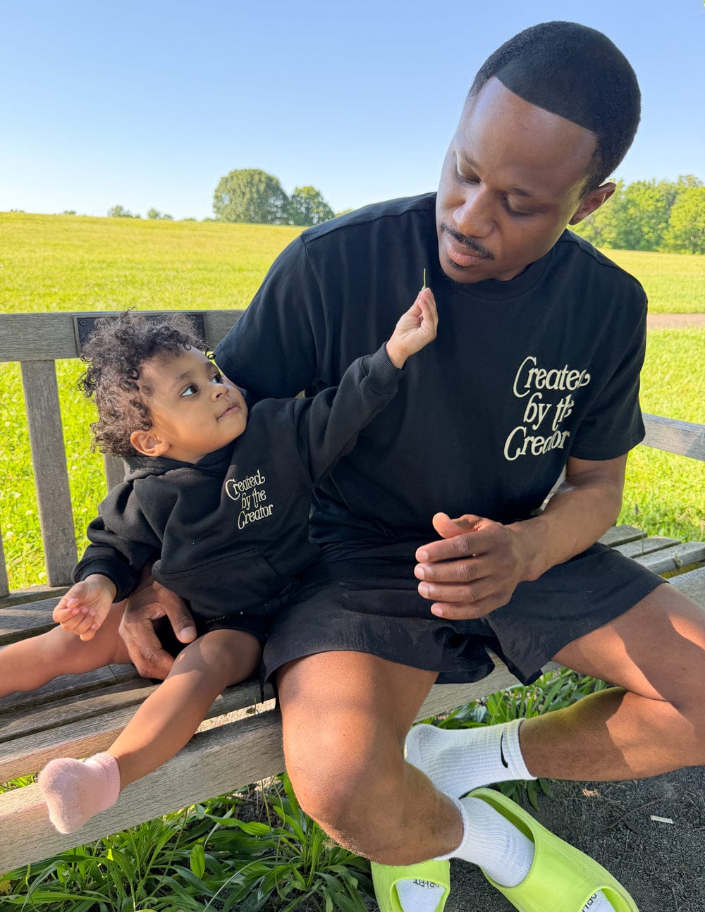 Created by the Creator Kids Hoodie - A-1 Thread Vault