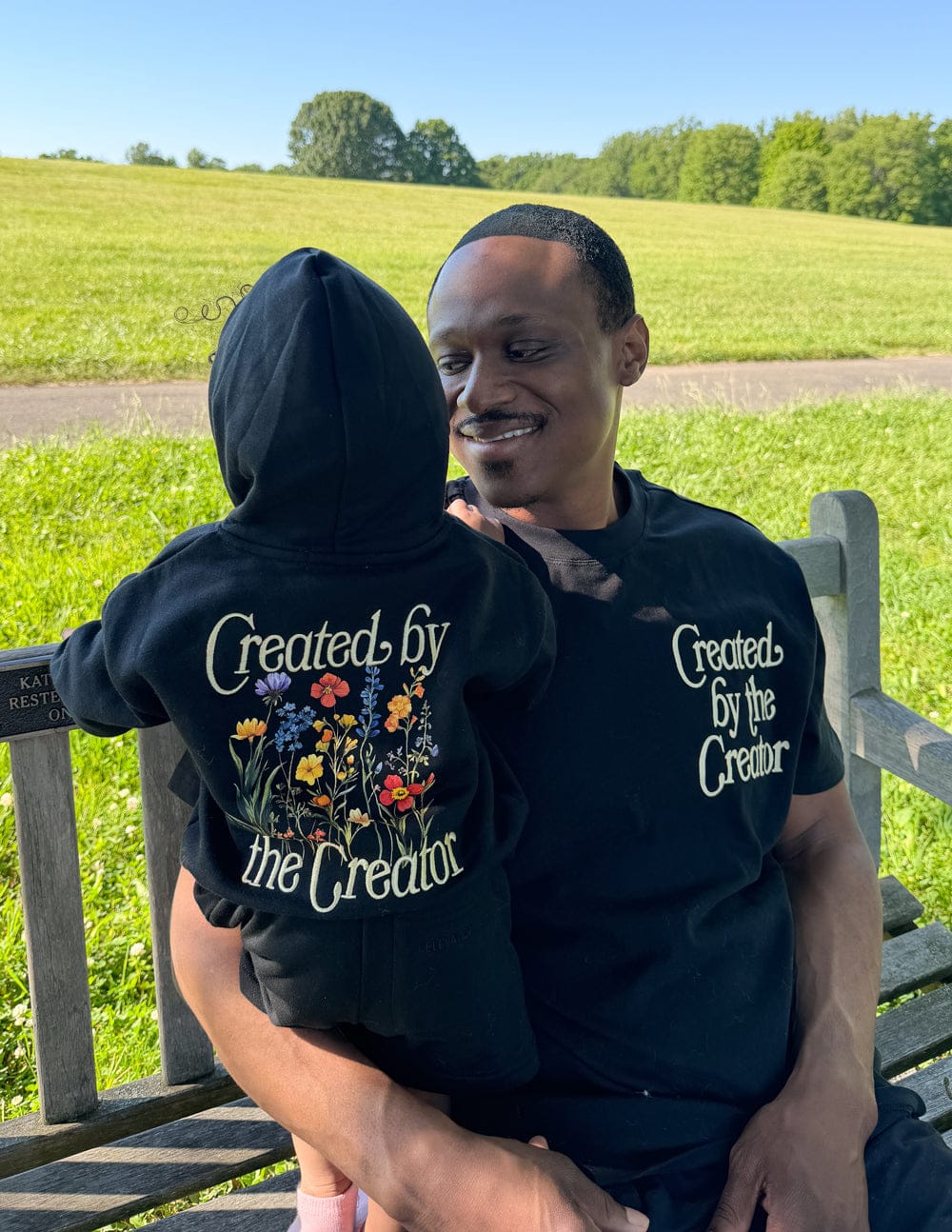 Created by the Creator Kids Hoodie - A-1 Thread Vault
