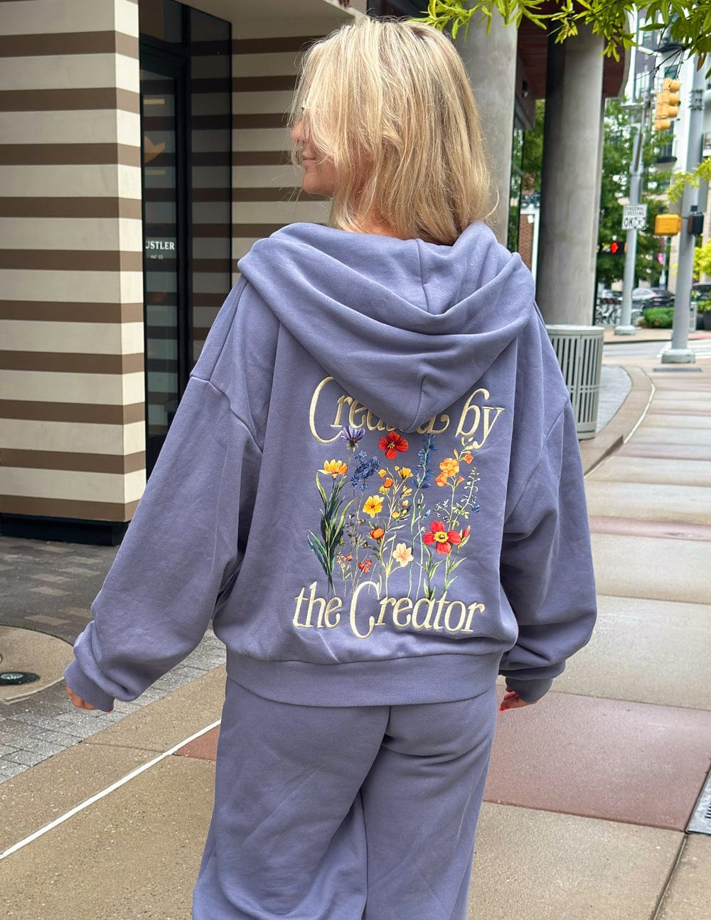 Created by the Creator Plum Full-Zip Hoodie - A-1 Thread Vault
