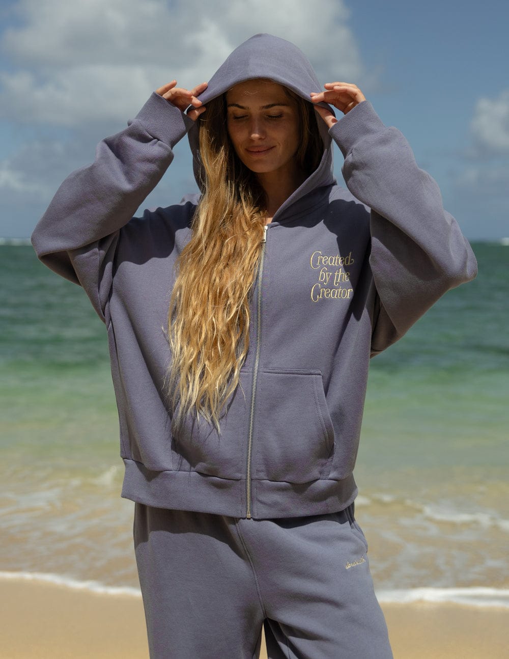 Created by the Creator Plum Full-Zip Hoodie - A-1 Thread Vault