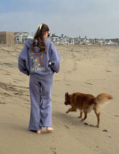Created by the Creator Plum Full-Zip Hoodie - A-1 Thread Vault