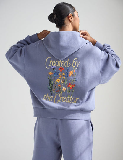 Created by the Creator Plum Full-Zip Hoodie - A-1 Thread Vault