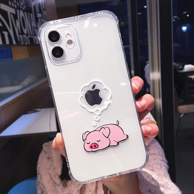 Creative Bear Panda Animal iPhone Case - A-1 Thread Vault