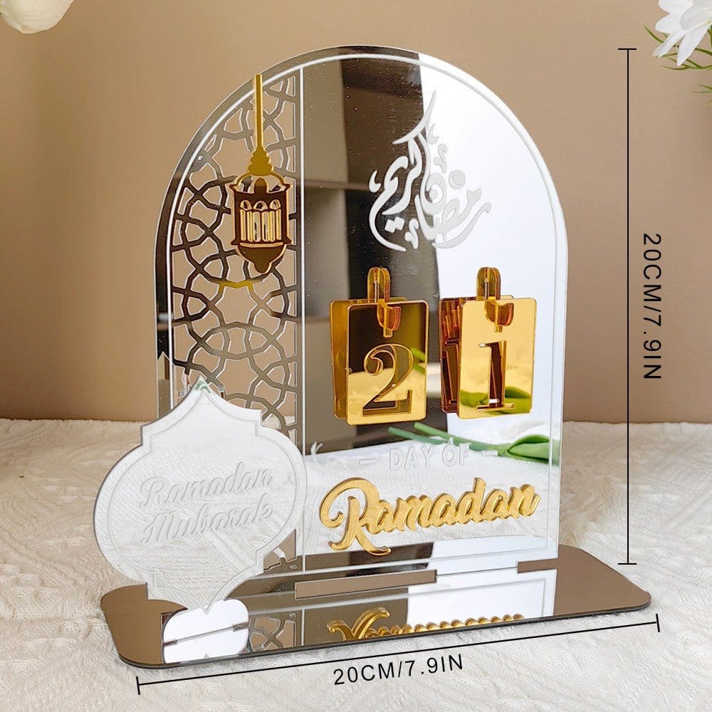 Creative Ramadan Countdown Acrylic Ornament (MAC381) - A-1 Thread Vault