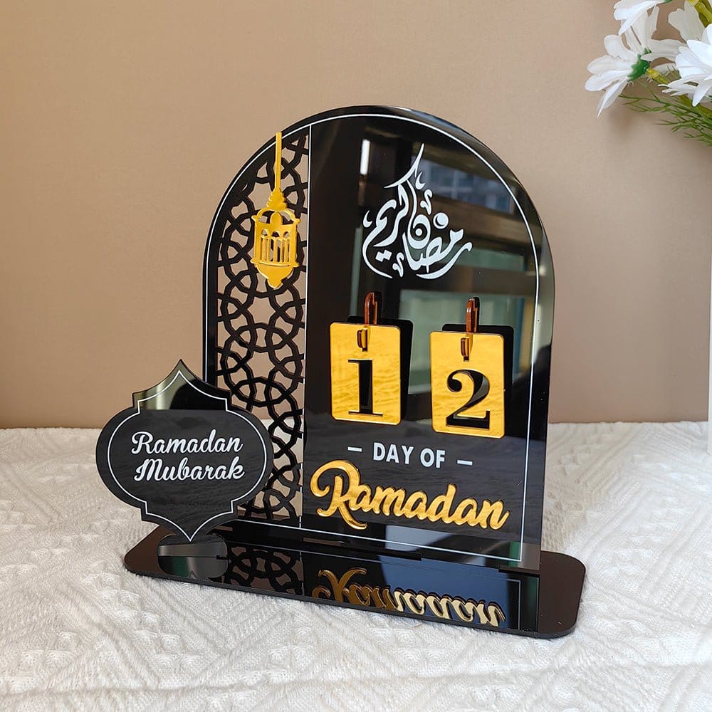 Creative Ramadan Countdown Acrylic Ornament (MAC381) - A-1 Thread Vault