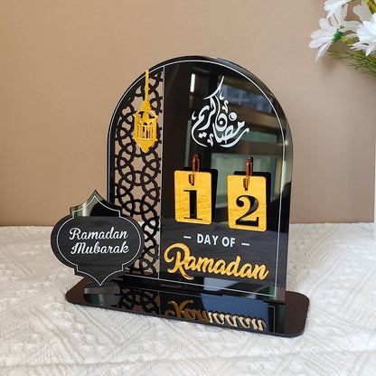 Creative Ramadan Countdown Acrylic Ornament (MAC381) - A-1 Thread Vault