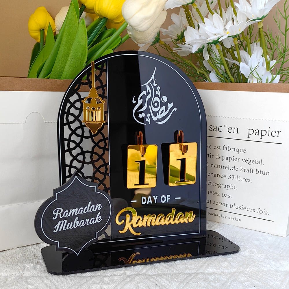 Creative Ramadan Countdown Acrylic Ornament (MAC381) - A-1 Thread Vault