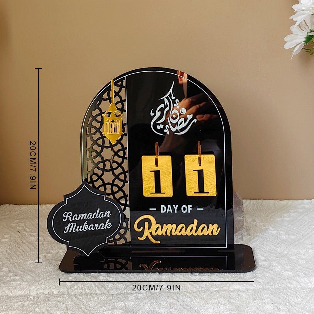 Creative Ramadan Countdown Acrylic Ornament (MAC381) - A-1 Thread Vault