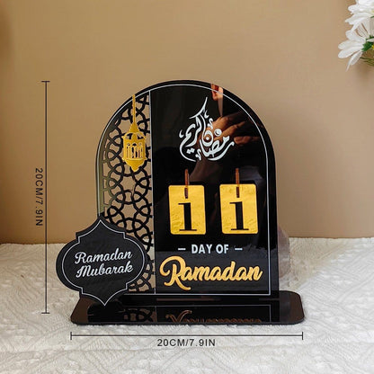 Creative Ramadan Countdown Acrylic Ornament (MAC381) - A-1 Thread Vault