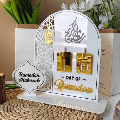 Creative Ramadan Countdown Acrylic Ornament (MAC381) - A-1 Thread Vault