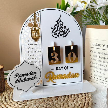 Creative Ramadan Countdown Acrylic Ornament (MAC381) - A-1 Thread Vault