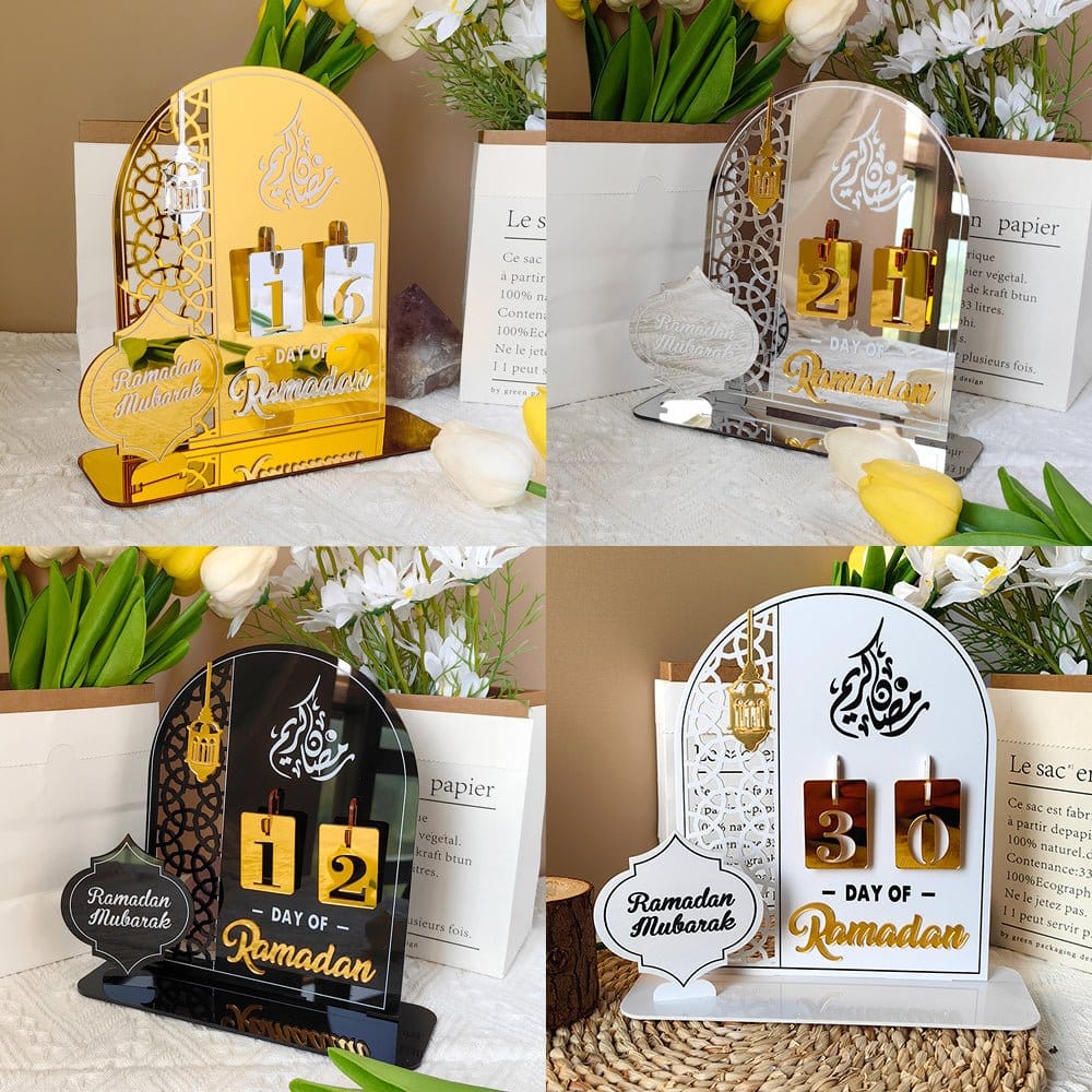 Creative Ramadan Countdown Acrylic Ornament (MAC381) - A-1 Thread Vault