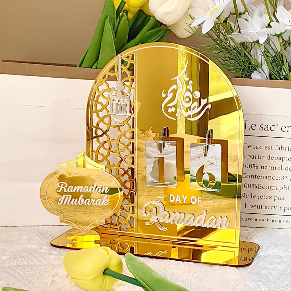 Creative Ramadan Countdown Acrylic Ornament (MAC381) - A-1 Thread Vault