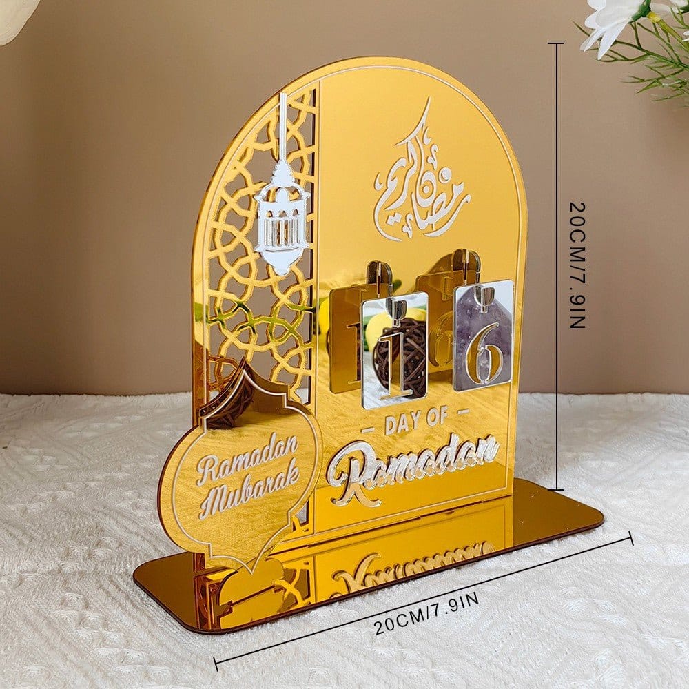 Creative Ramadan Countdown Acrylic Ornament (MAC381) - A-1 Thread Vault