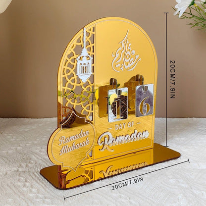 Creative Ramadan Countdown Acrylic Ornament (MAC381) - A-1 Thread Vault