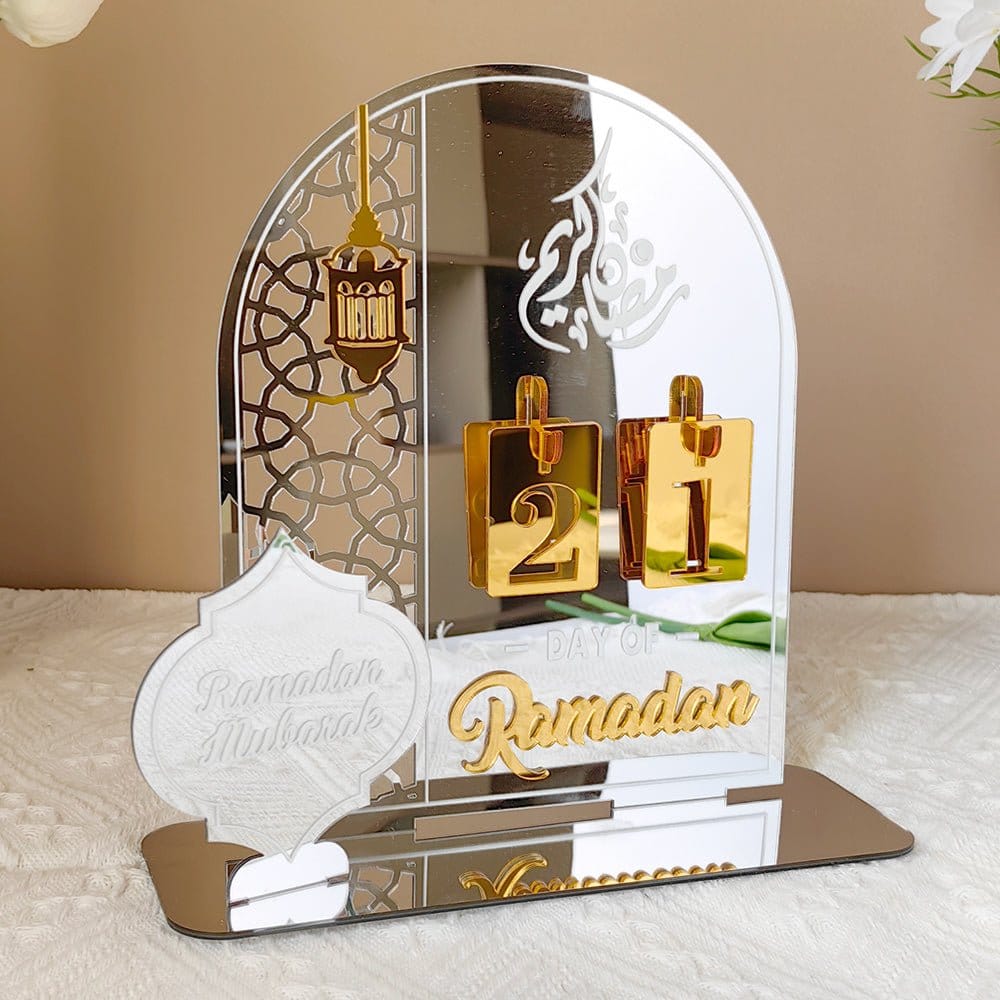Creative Ramadan Countdown Acrylic Ornament (MAC381) - A-1 Thread Vault