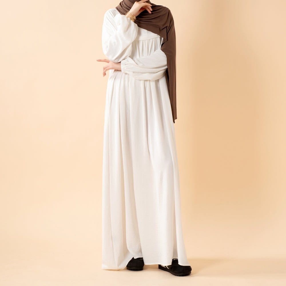 Crepe Abaya with Secure Pockets for Umrah (MA386) - A-1 Thread Vault