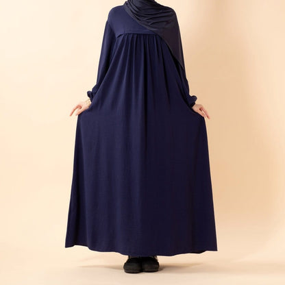 Crepe Abaya with Secure Pockets for Umrah (MA386) - A-1 Thread Vault
