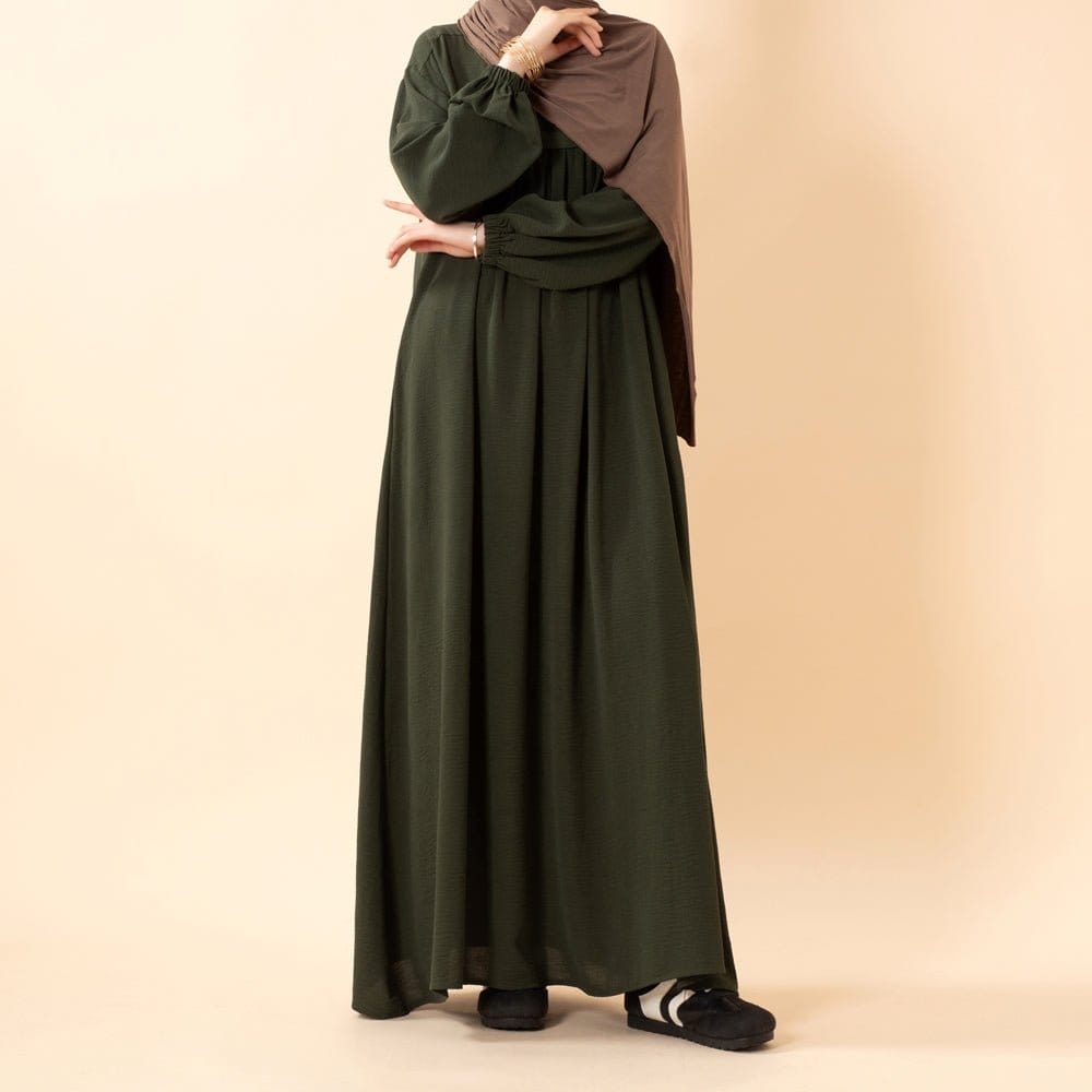Crepe Abaya with Secure Pockets for Umrah (MA386) - A-1 Thread Vault