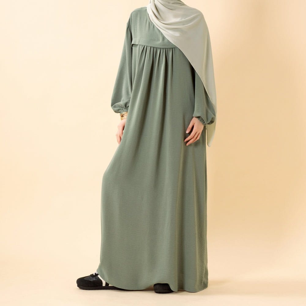 Crepe Abaya with Secure Pockets for Umrah (MA386) - A-1 Thread Vault