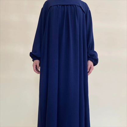 Crepe Abaya with Secure Pockets for Umrah VIP Exclusive Access (MAVIP386) - A-1 Thread Vault