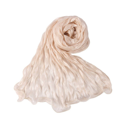 Crinkle Shimmer Hijab(MH228) - A-1 Thread Vault
