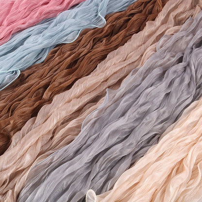 Crinkle Shimmer Hijab(MH228) - A-1 Thread Vault