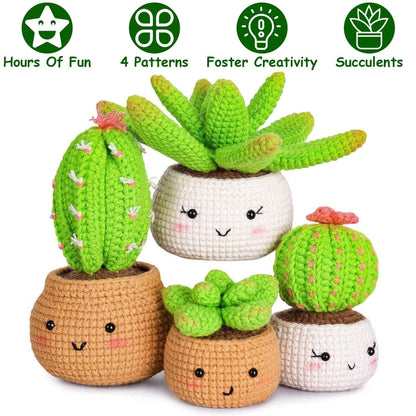 Crochet Kit for Beginners DIY Knitting Supplies - A-1 Thread Vault