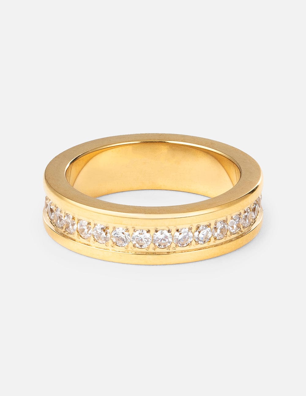 Cross Eternity Gem Ring Set - A-1 Thread Vault