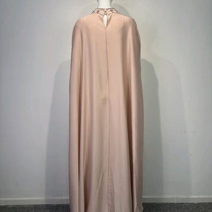 Crystal Embellished Cape Kaftan (MA418) - A-1 Thread Vault