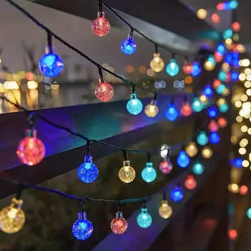 Crystal Globe Solar String Lights - A-1 Thread Vault