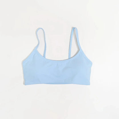 Ctenkevet Backless Sports Bra for Women Sexy Supportive Fitness Yoga Top Gym Running Bra Female Comfortable Sports Top - A-1 Thread Vault