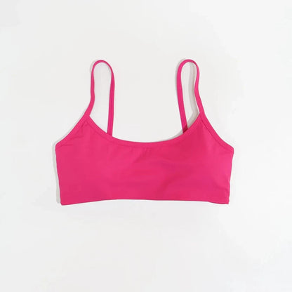 Ctenkevet Backless Sports Bra for Women Sexy Supportive Fitness Yoga Top Gym Running Bra Female Comfortable Sports Top - A-1 Thread Vault