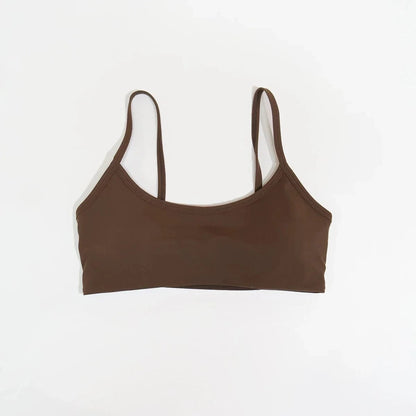 Ctenkevet Backless Sports Bra for Women Sexy Supportive Fitness Yoga Top Gym Running Bra Female Comfortable Sports Top - A-1 Thread Vault