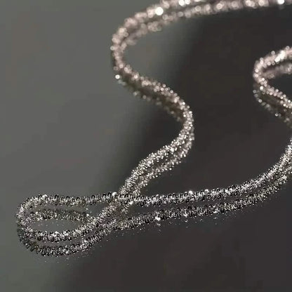 Cubic Zirconia Radiant Unisex Sky Star Necklace - A-1 Thread Vault