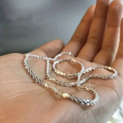 Cubic Zirconia Radiant Unisex Sky Star Necklace - A-1 Thread Vault
