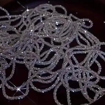 Cubic Zirconia Radiant Unisex Sky Star Necklace - A-1 Thread Vault