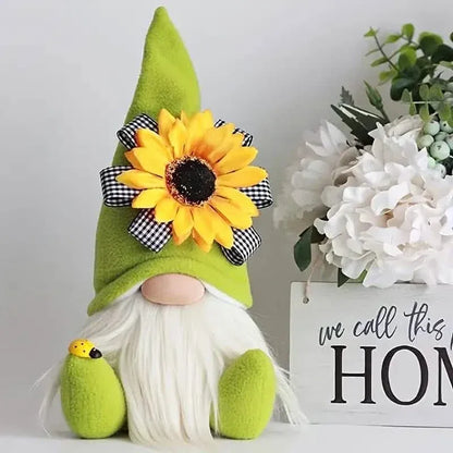 Cuddly Sunflower Bee Doll Ornament - A-1 Thread Vault