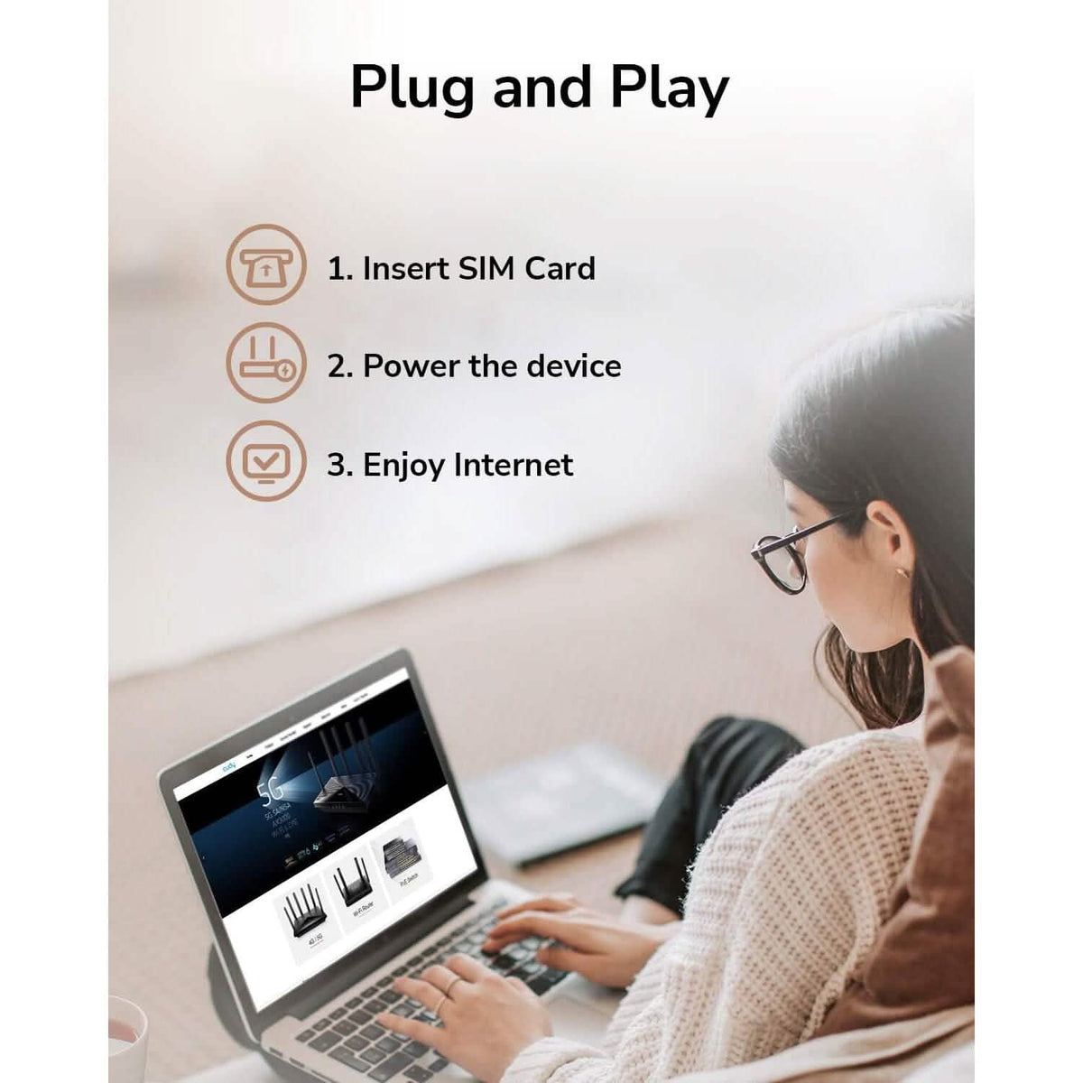Cudy 4G LTE Cat 12 WiFi Router (Refurbished) - A-1 Thread Vault