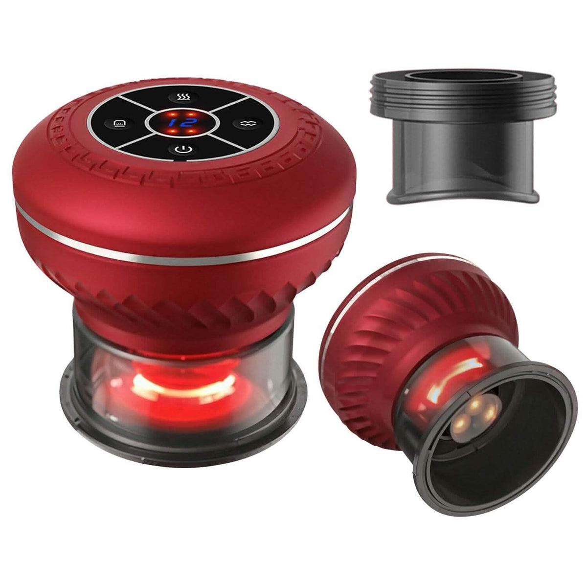 Cuppin Therapy Massager with Red Light Heat Therapy 16 Level Temperature - A-1 Thread Vault