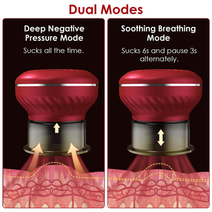 Cuppin Therapy Massager with Red Light Heat Therapy 16 Level Temperature - A-1 Thread Vault